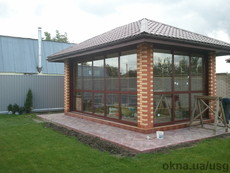 Зимний сад из из алюминиевого профиля Profilco PR-35